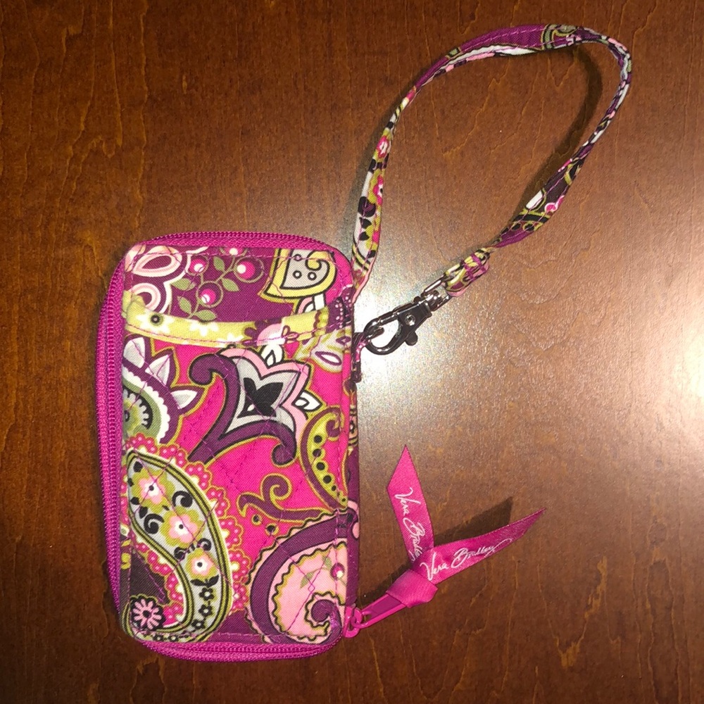 Vera Bradley Pink Wristlet